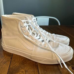 Men’s Vans White High-Top Sneakers